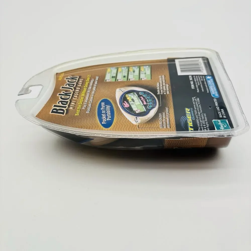 New. Black Jack Mini Casino Game Handheld Electronic Tiger Games Hasbro. Sealed